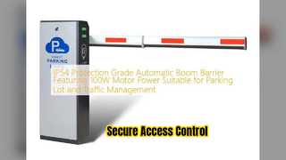 Boom Barrier Gate 100W Motor IP54 Control Access