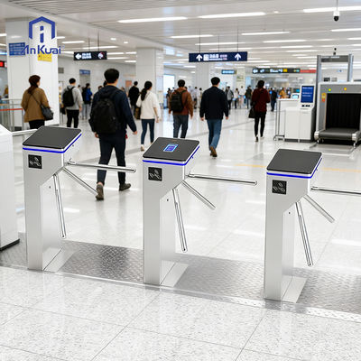 Αγορά SUS304 Stainless Steel Tripod Turnstile with Passage Width ≤550mm and High-traffic Solutions for Public Transport online manufacture