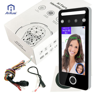 Αγορά 5 ιντσών TCP/IP WiFi Cloud Wall Bracket Αναγνώριση προσώπου Αποτυπώματα Βιομετρικό σύστημα ελέγχου πρόσβασης Επαναφορά νυχτερινής όρασης online manufacture